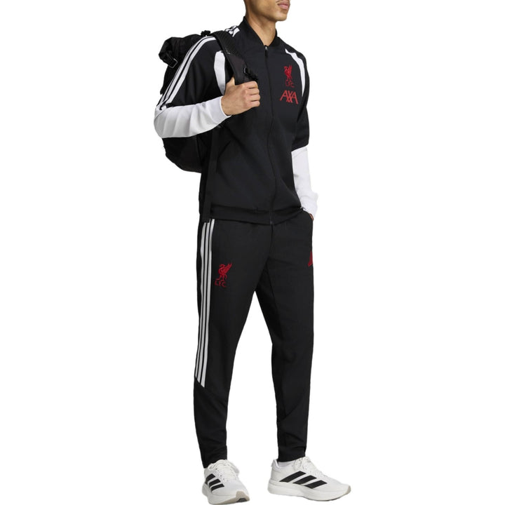 Liverpool FC black presentation Soccer tracksuit 2026/27 - Adidas