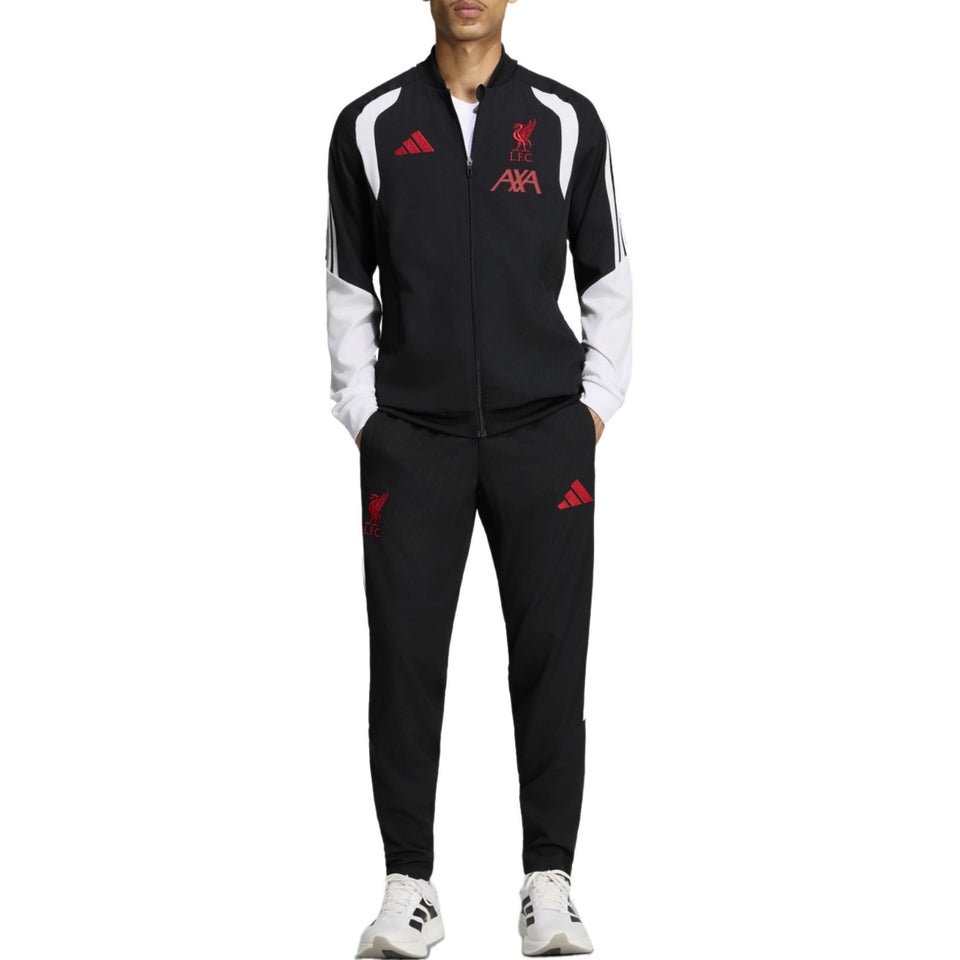 Liverpool FC black presentation Soccer tracksuit 2026/27 - Adidas