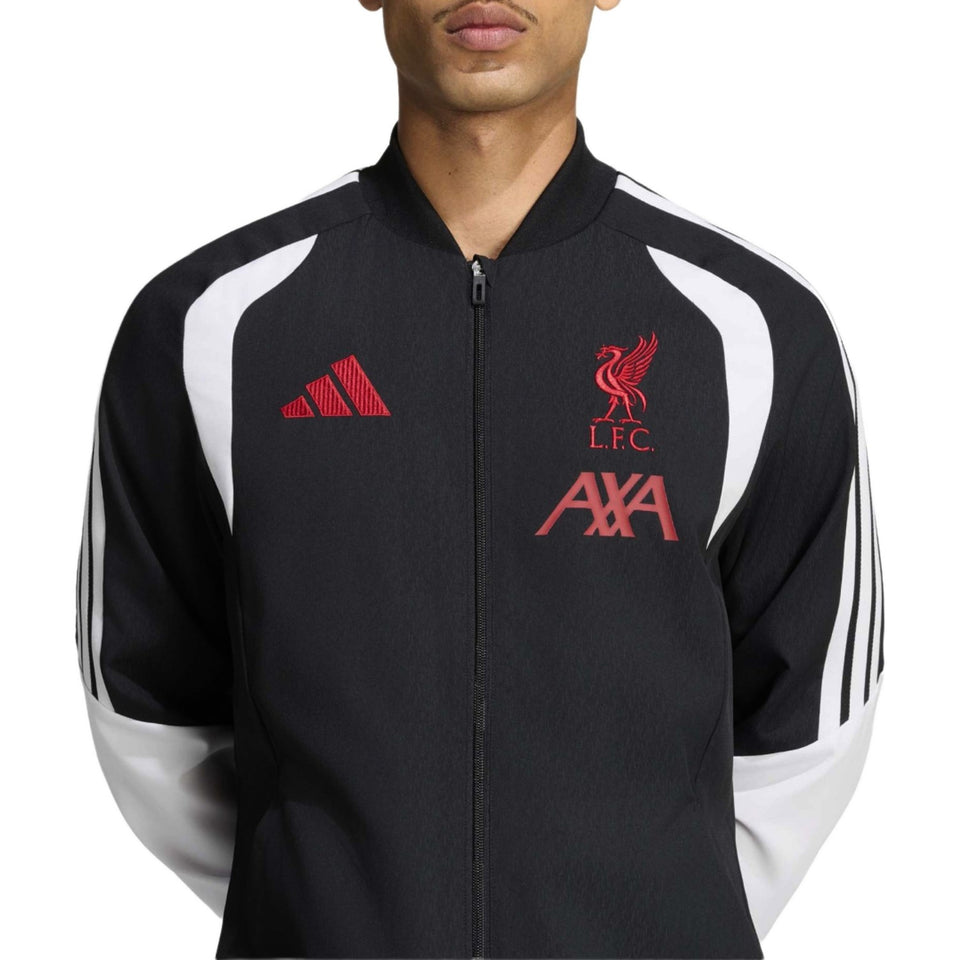 Liverpool FC black presentation Soccer tracksuit 2026/27 - Adidas