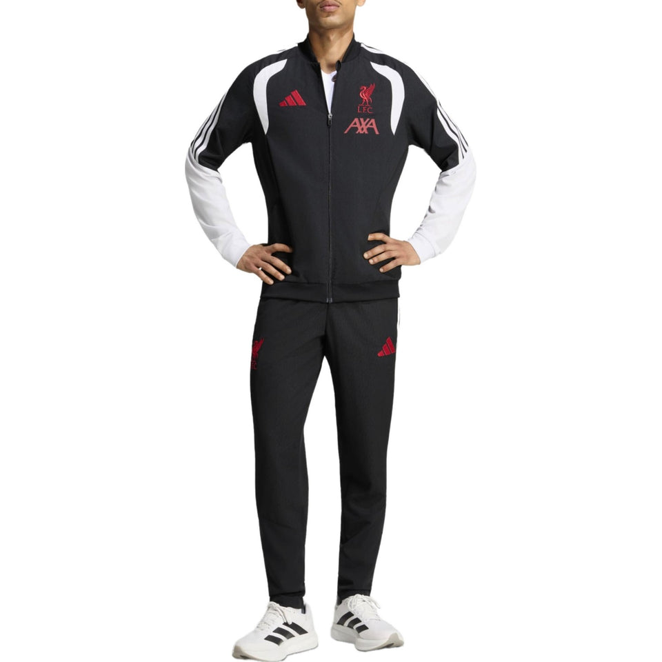 Liverpool FC black presentation Soccer tracksuit 2026/27 - Adidas
