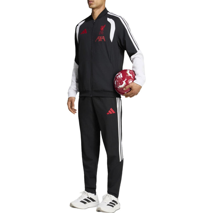 Liverpool FC black presentation Soccer tracksuit 2026/27 - Adidas