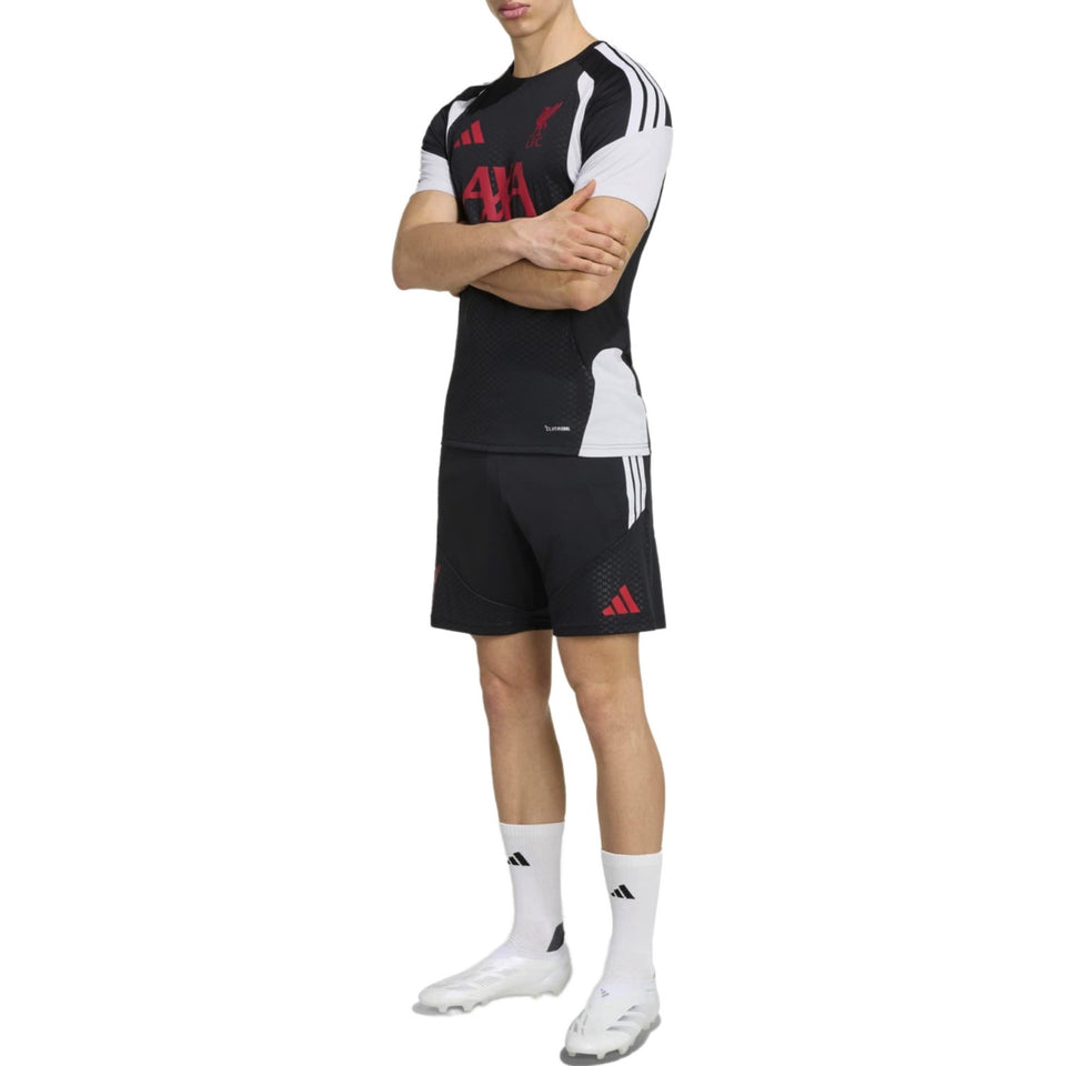 Liverpool FC black training short-sleeves Soccer set 2026/27 - Adidas