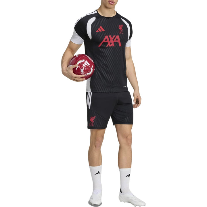 Liverpool FC black training short-sleeves Soccer set 2026/27 - Adidas