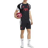 Liverpool FC black training short-sleeves Soccer set 2026/27 - Adidas