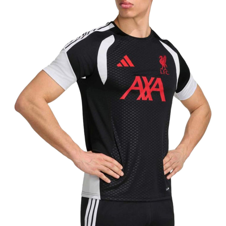 Liverpool FC black training short-sleeves Soccer set 2026/27 - Adidas