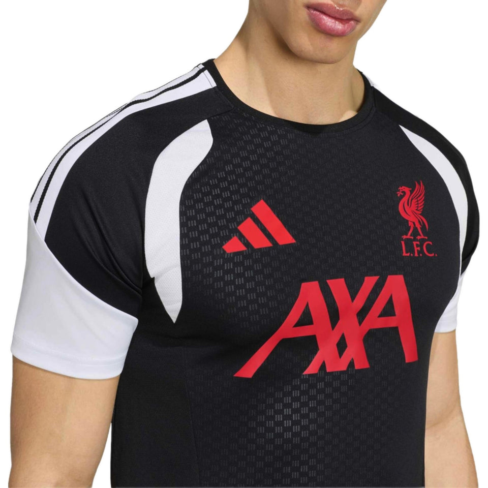 Liverpool FC black training short-sleeves Soccer set 2026/27 - Adidas