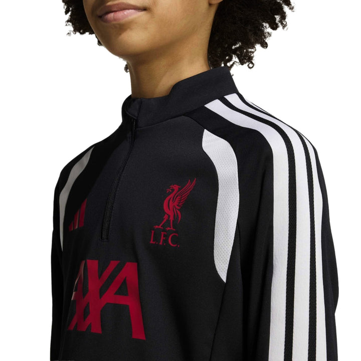 Kids - Liverpool FC black Training Technical Soccer Tracksuit 2026/27 - Adidas