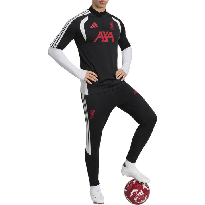 Liverpool FC black training technical Soccer tracksuit 2026/27 - Adidas