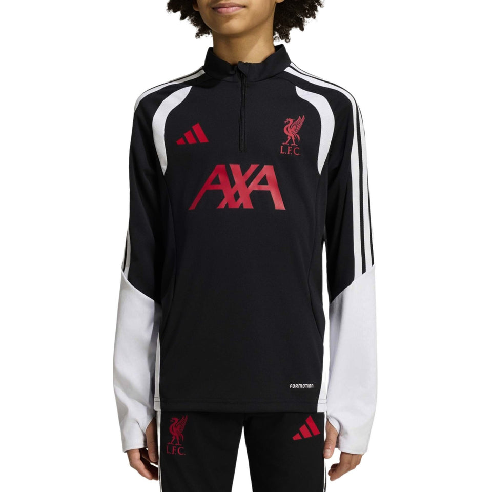 Kids - Liverpool FC black Training Technical Soccer Tracksuit 2026/27 - Adidas