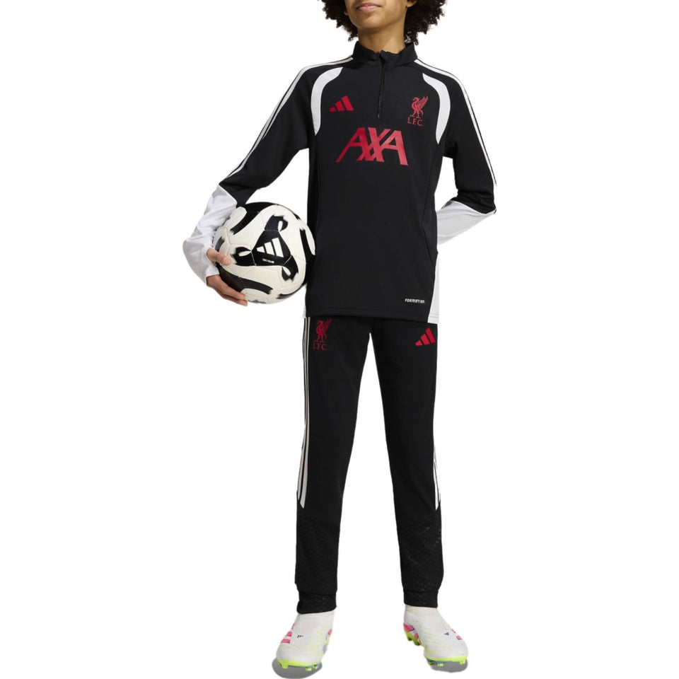 Kids - Liverpool FC black Training Technical Soccer Tracksuit 2026/27 - Adidas