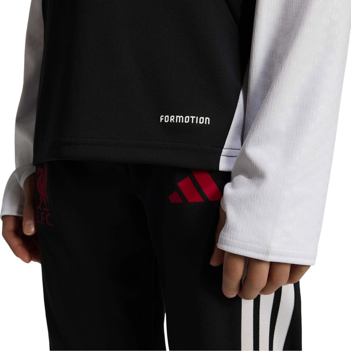 Kids - Liverpool FC black Training Technical Soccer Tracksuit 2026/27 - Adidas