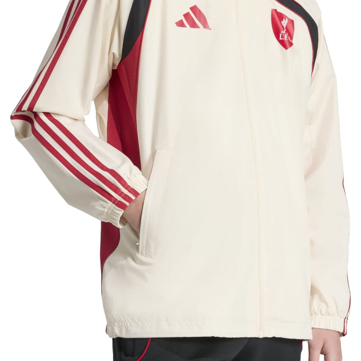 Liverpool FC retro soccer training rain jacket 2025/26 - Adidas
