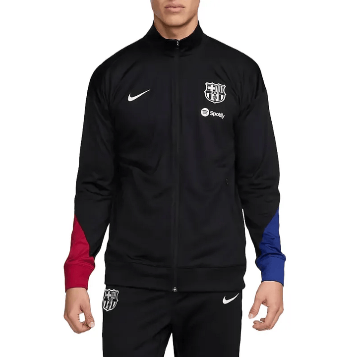 FC Barcelona black training presentation Soccer tracksuit 2024/25