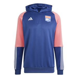 Olympique Lyon hooded training technical tracksuit 2023/24 - Adidas