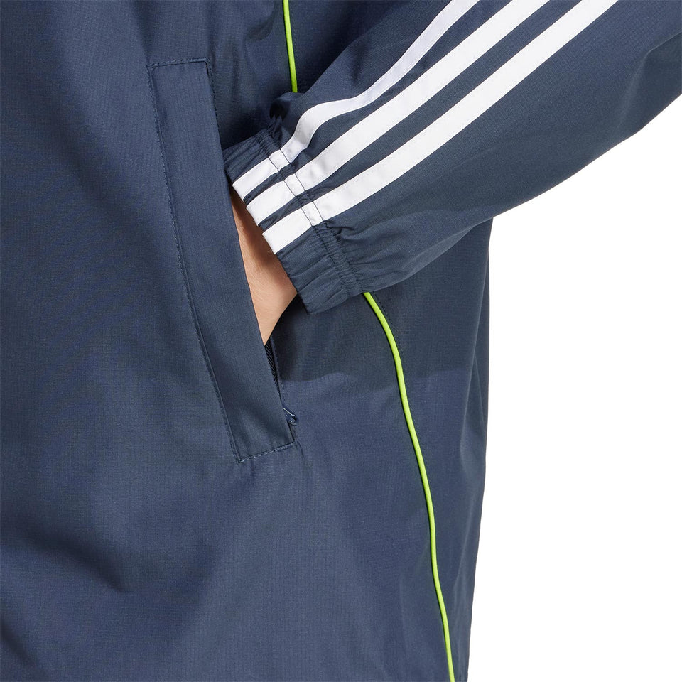 Real Madrid CF retro soccer training rain jacket 2025/26 - Adidas