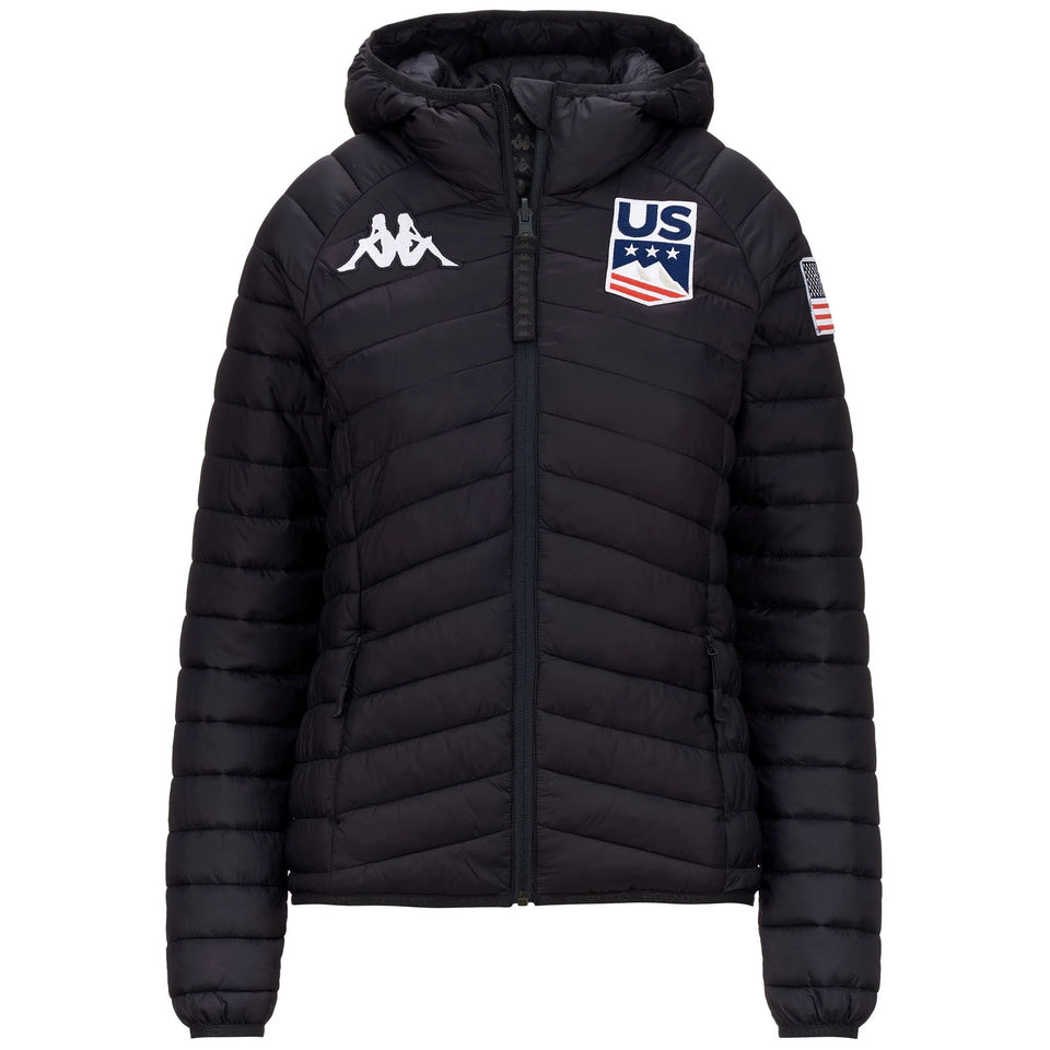 Women's US Ski Team Quilted Jacket Primaloft® Insulated Winter Olympics 2026 Navy - Kappa