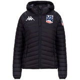 Women's US Ski Team Quilted Jacket Primaloft® Insulated Winter Olympics 2026 Navy - Kappa
