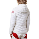 Women's US Ski Team Quilted Jacket Primaloft® Insulated Winter Olympics 2026 White - Kappa