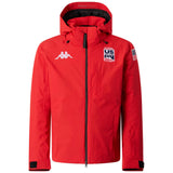 US Ski Team official padded down jacket Winter Olympics 2026 Red - Kappa