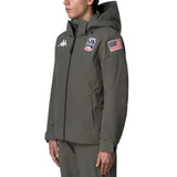 US Ski Team official waterproof padded jacket Winter Olympics 2026 Green - Kappa