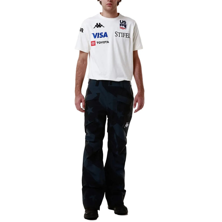 US Ski Snowboard Team 10K waterproof team pants 2025/26 Navy Blue - Kappa