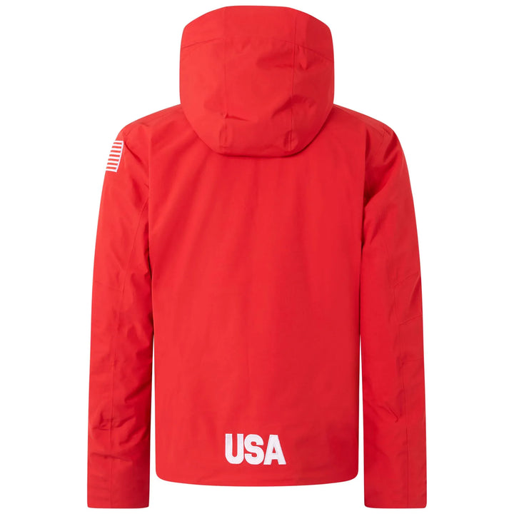 US Ski Team official waterproof padded jacket Winter Olympics 2026 Red - Kappa
