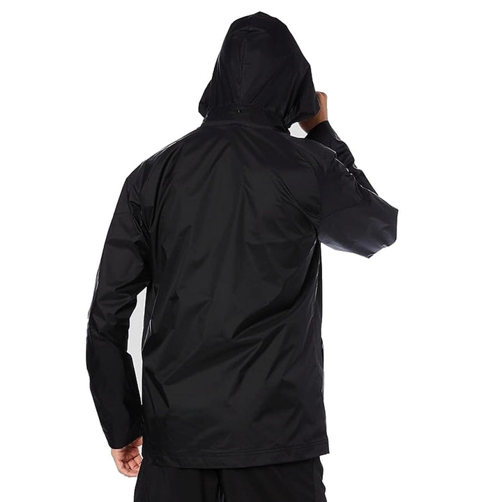 AC Milan black soccer training rain jacket 2023/24 - Puma