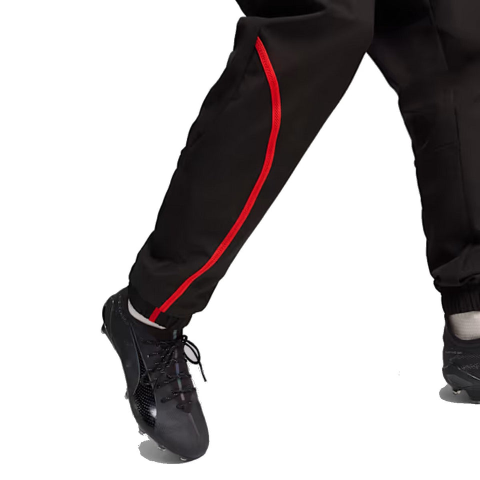 AC Milan pre game tracksuit 2024 featuring stylish design and comfortable fit for soccer enthusiasts
