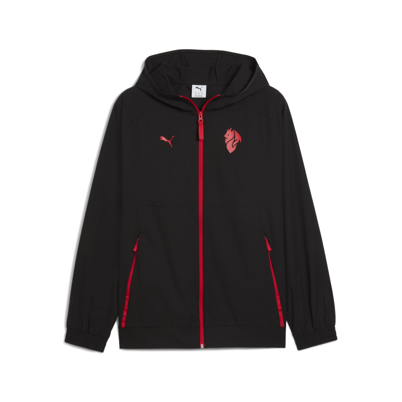 AC Milan black woven presentation soccer tracksuit 2025/26 - Puma