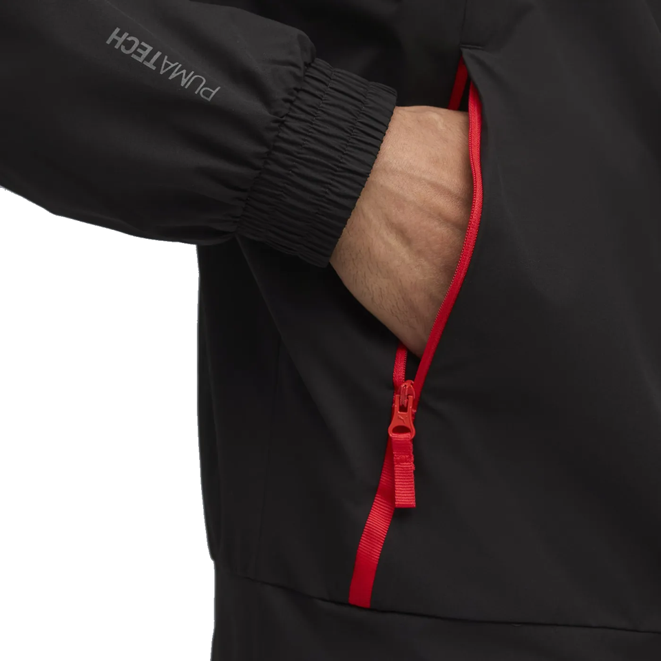 AC Milan black woven presentation soccer tracksuit 2025/26 - Puma