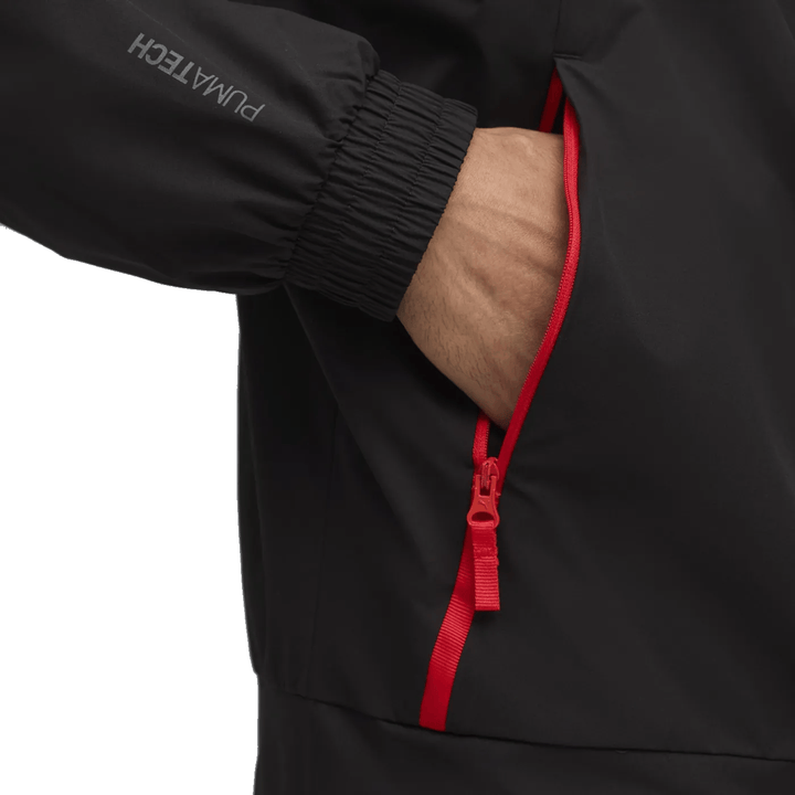 AC Milan black woven presentation soccer tracksuit 2025/26 - Puma