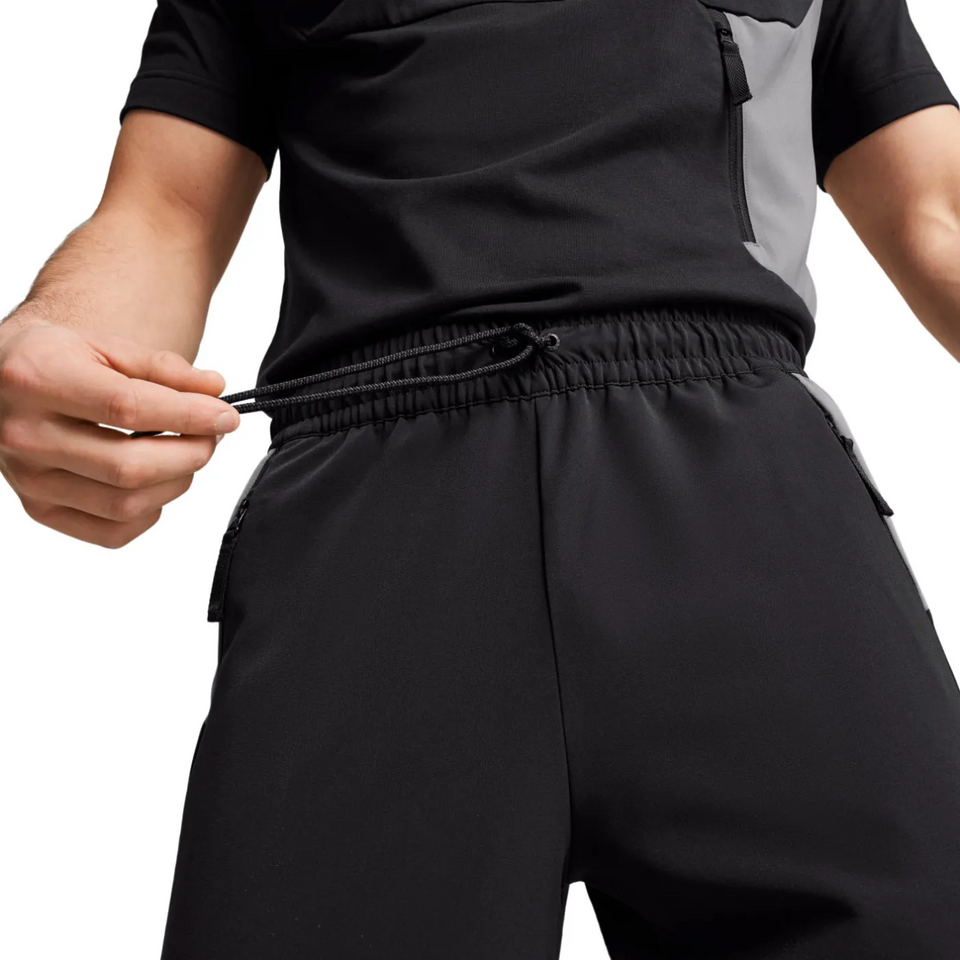 AC Milan woven tracksuit 2024 25 showing trendy design and adjustable waistband for comfort during workouts