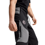 AC Milan woven tracksuit 2024 25 featuring stylish black and gray pants with zippered pockets