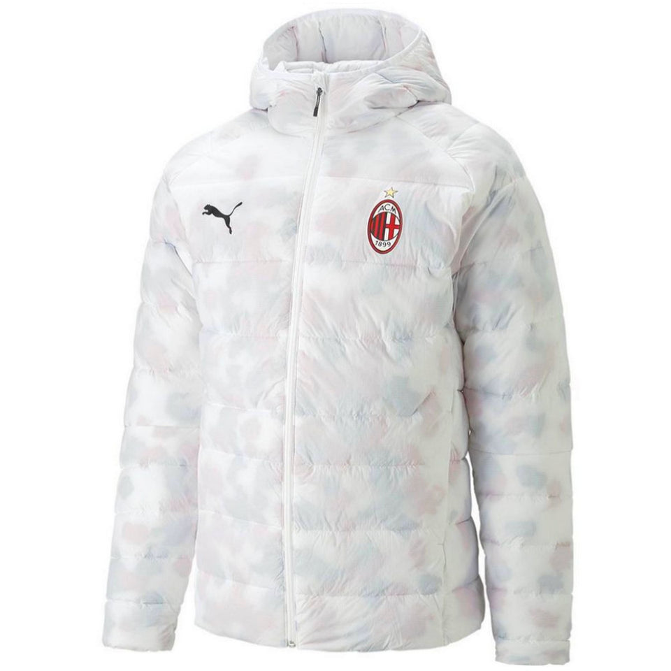 AC Milan soccer white padded down jacket 2023 - Puma