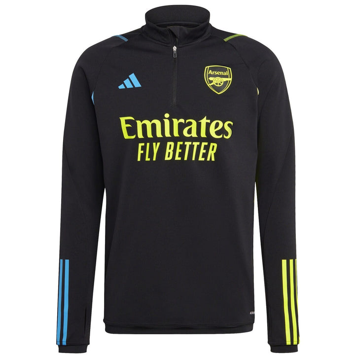 Arsenal black training technical soccer tracksuit 2023/24 - Adidas