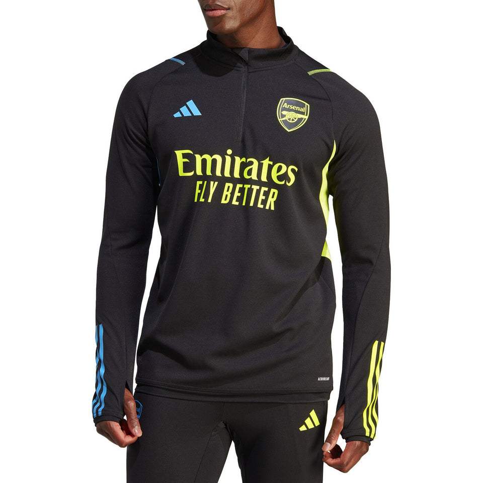 アディダス　Arsenal 23-24 オフィシャルジャージセット Arsenal black training technical soccer tracksuit 2023/24
