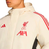 2025 26 Liverpool Adidas parka coat with logo and hood for fans and players
