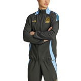 Argentina Adidas presentation tracksuit in black and blue with the team logo and stylish design