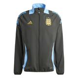 Argentina Adidas presentation tracksuit featuring a stylish gray and blue design with the team logo