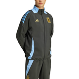 Argentina Adidas presentation tracksuit featuring a sleek design with gold accents and athletic fit
