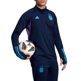 Adidas Argentina training top navy for soccer practice with modern design and comfortable fit