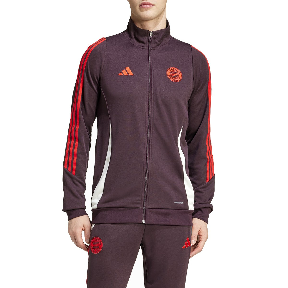 Bayern Munich training bench Soccer tracksuit 2024/25 - Adidas