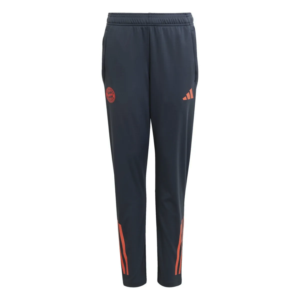 Adidas Bayern Munich training set for kids featuring comfortable pants with team branding