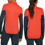 Adidas Bayern Munich training set for kids with bright red top and navy blue pants for active youth athletes