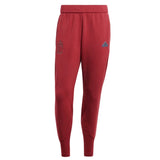 Red Adidas Belgium hooded tracksuit pants with elastic waistband and logo details