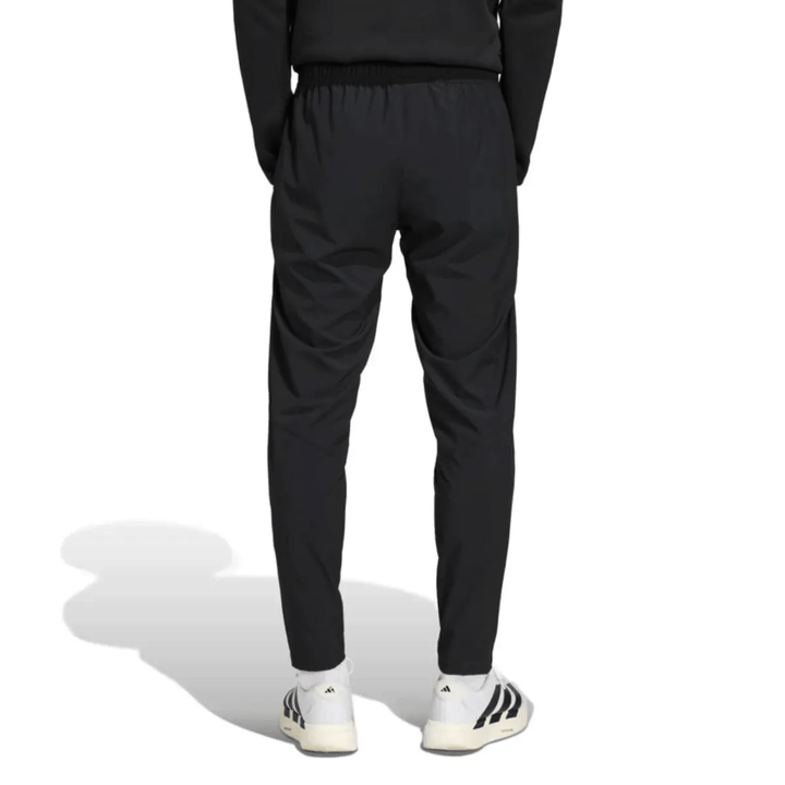 Germany Casual Travel Adidas soccer tracksuit set in black with a hooded jacket and matching pants