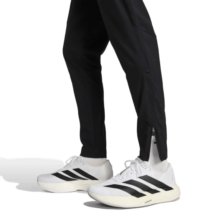 Germany Casual Travel hooded presentation soccer tracksuit set in black by Adidas with zippered pants