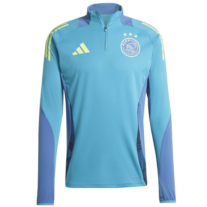 Ajax Amsterdam light blue training technical Soccer tracksuit 2024/25 - Adidas