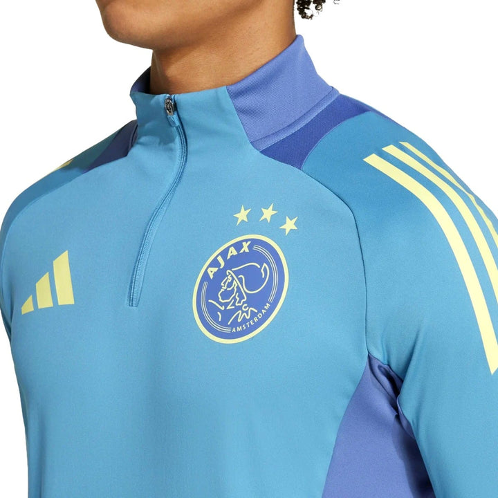 Ajax Amsterdam light blue training technical Soccer tracksuit 2024/25 - Adidas