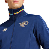 Adidas Colombia 100th anniversary tracksuit featuring a navy design with colorful detailing